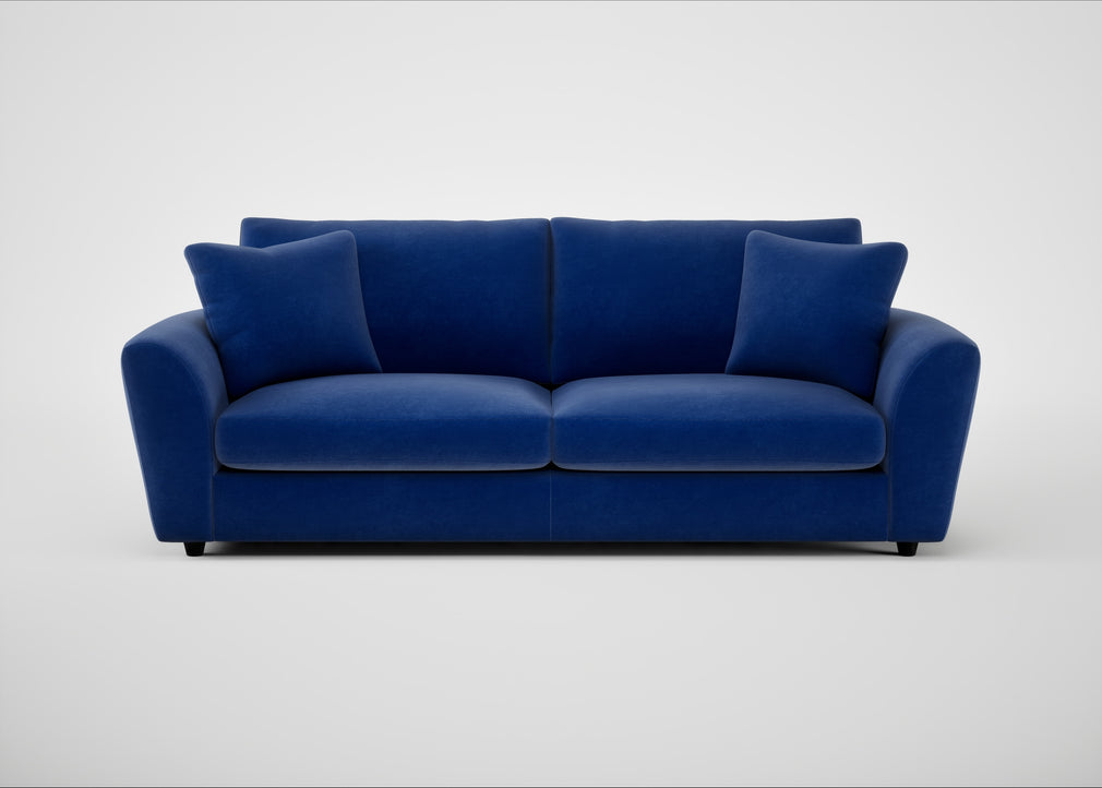 Snooze 5 Seater Sofa Smart Luxe Velvet Azure