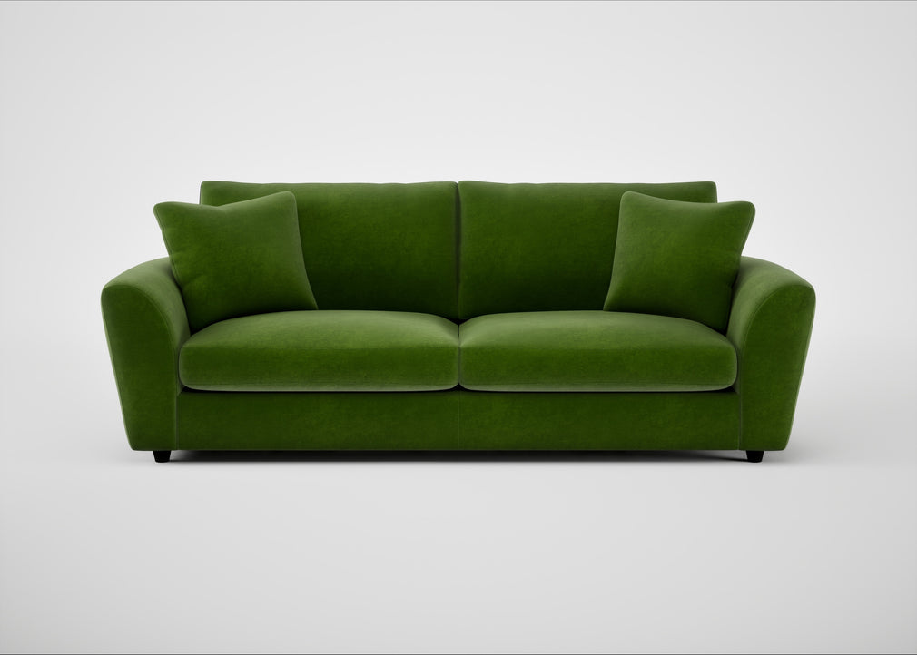 Snooze 5 Seater Sofa Smart Luxe Velvet Grass