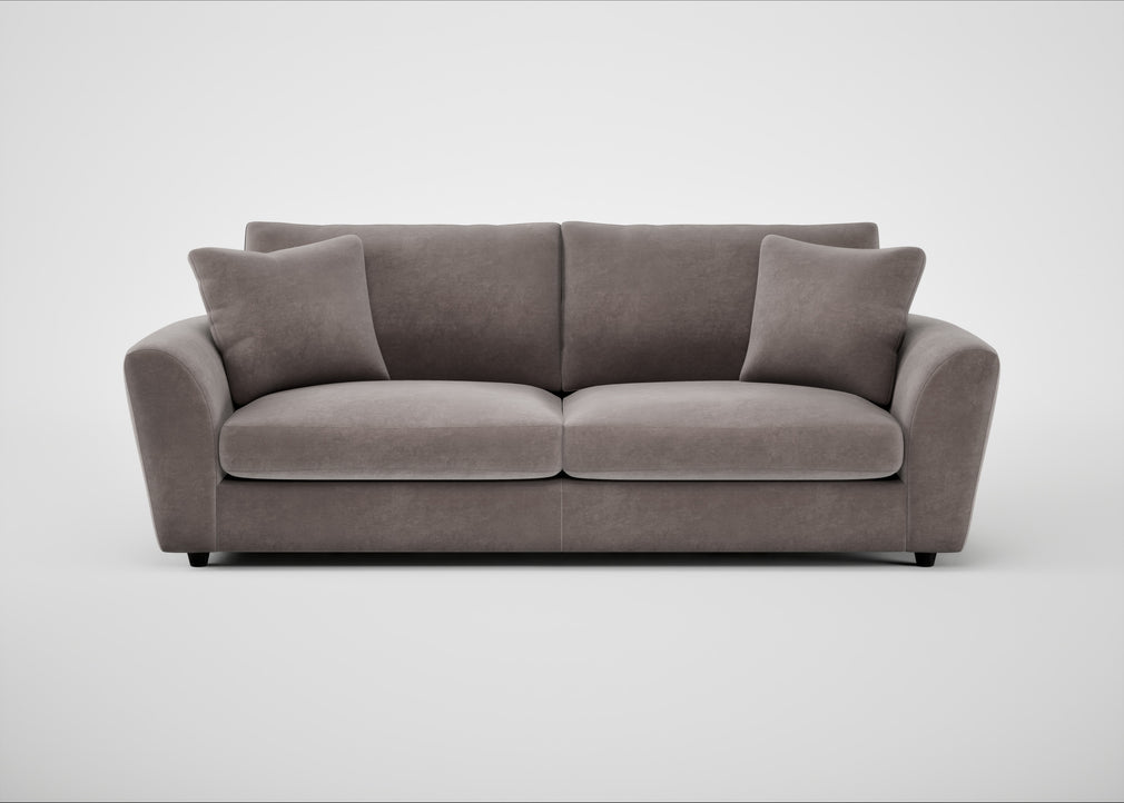 Snooze 5 Seater Sofa Smart Luxe Velvet Mushroom