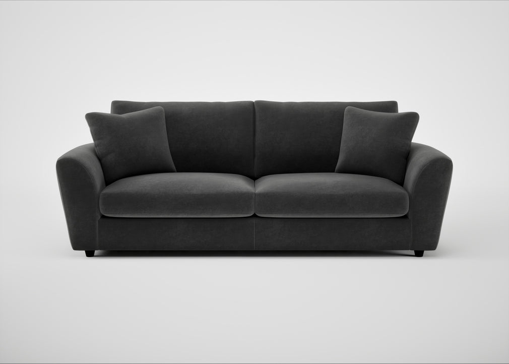 Snooze 5 Seater Sofa Smart Luxe Velvet Nickel