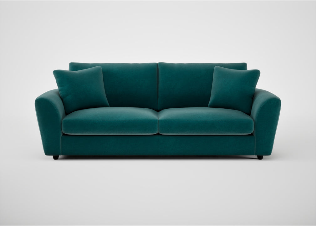 Snooze 5 Seater Sofa Smart Luxe Velvet Ocean Green