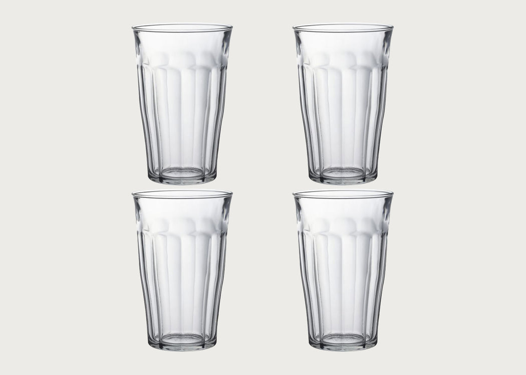 Picardie Glasses 50cl Clear Set Of 4