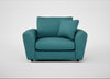 Snooze Loveseat Brushed Cotton Cadet