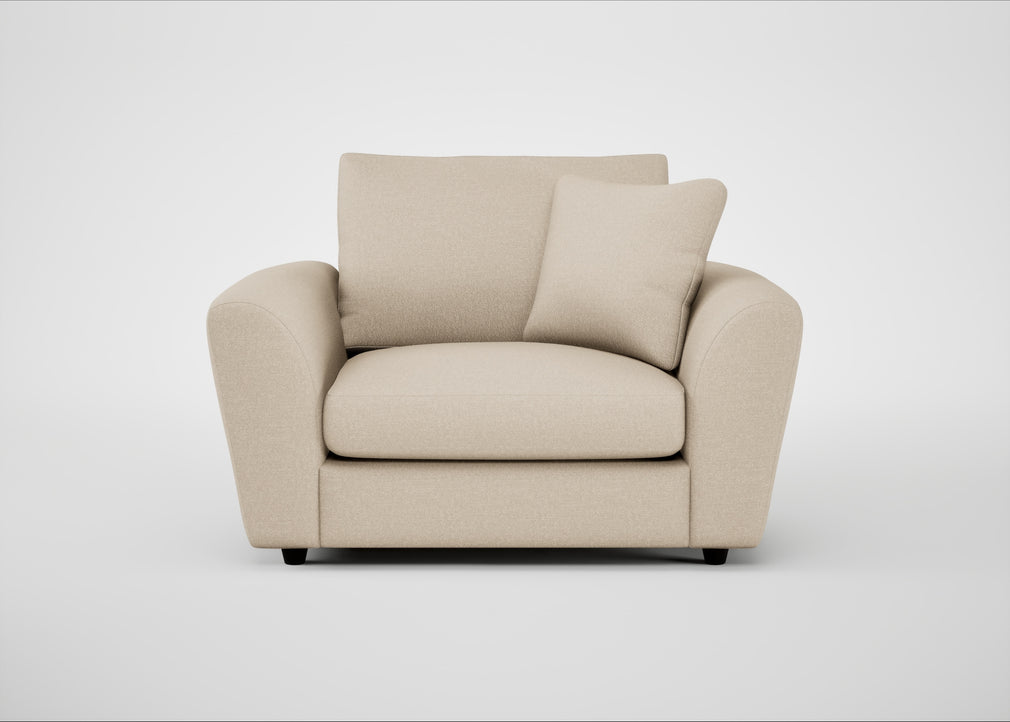 Snooze Loveseat Brushed Cotton Oat