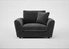 Snooze Loveseat Smart Luxe Velvet Nickel