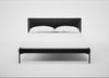 Matera Bed Double / Leather Stonewash Black 263 / Black