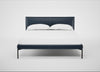 Matera Bed Double / Leather Stonewash Navy Blue 279 / Black