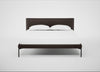 Matera Bed King / Leather Grain Chocolate 066 / Black