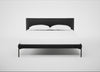 Matera Bed King / Leather Grain Graphite 063 / Black