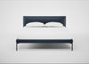 Matera Bed King / Leather Stonewash Navy Blue 279 / Black