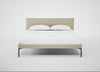 Matera Bed King / Leather Grain Storm 006 / Black
