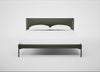 Matera Bed King / Leather Stonewash Vintage Green 278 / Black