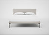 Matera Bed King / Leather Grain White 000 / Black