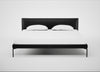 Matera Bed Super King / Leather Stonewash Black 263 / Black