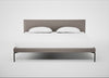 Matera Bed Super King / Leather Grain Light Grey 060 / Black