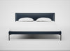 Matera Bed Super King / Leather Stonewash Navy Blue 279 / Black