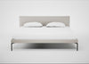 Matera Bed Super King / Leather Grain White 000 / Black