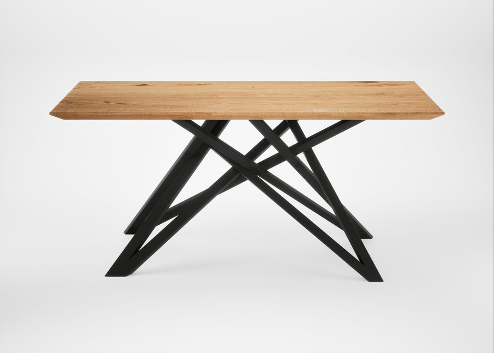 Bespoke Dining Table Vienna Natural Oiled Oak / 160cm / 90cm