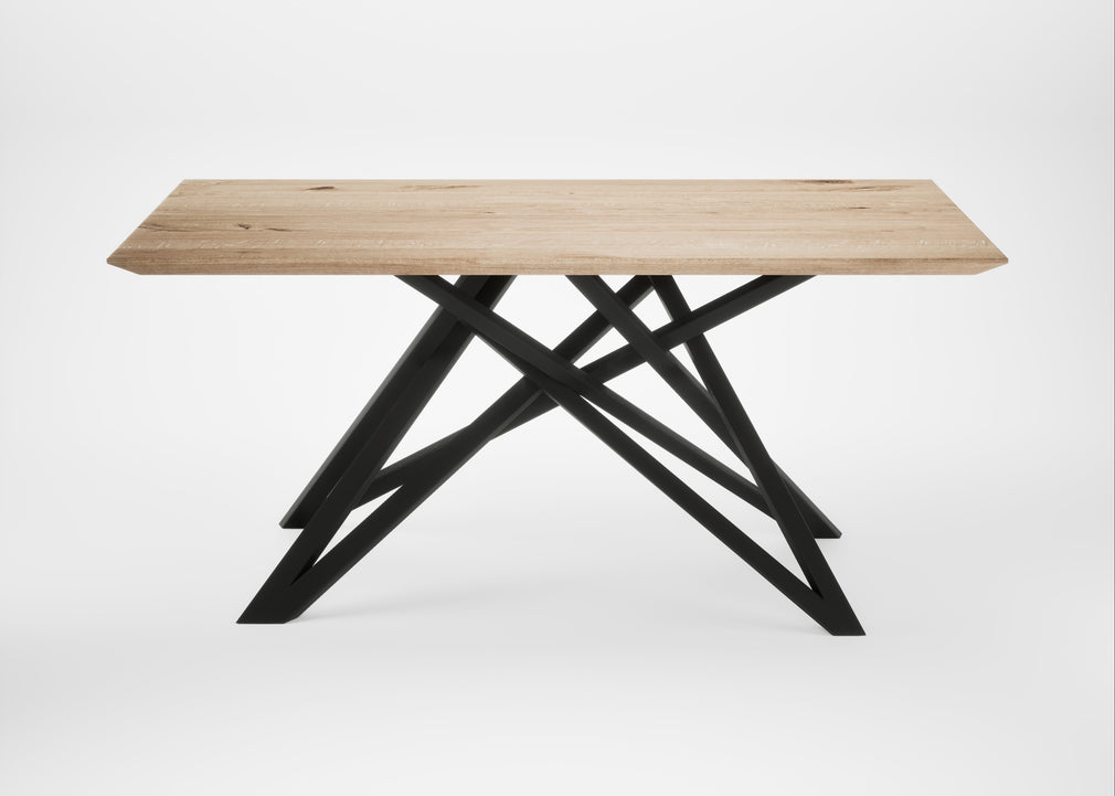 Bespoke Dining Table Vienna Blonde Oiled Oak / 160cm / 100cm