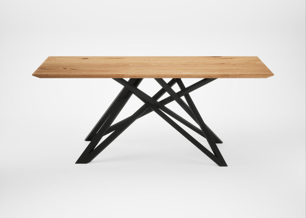 Bespoke Dining Table Vienna Natural Oiled Oak / 180cm / 90cm