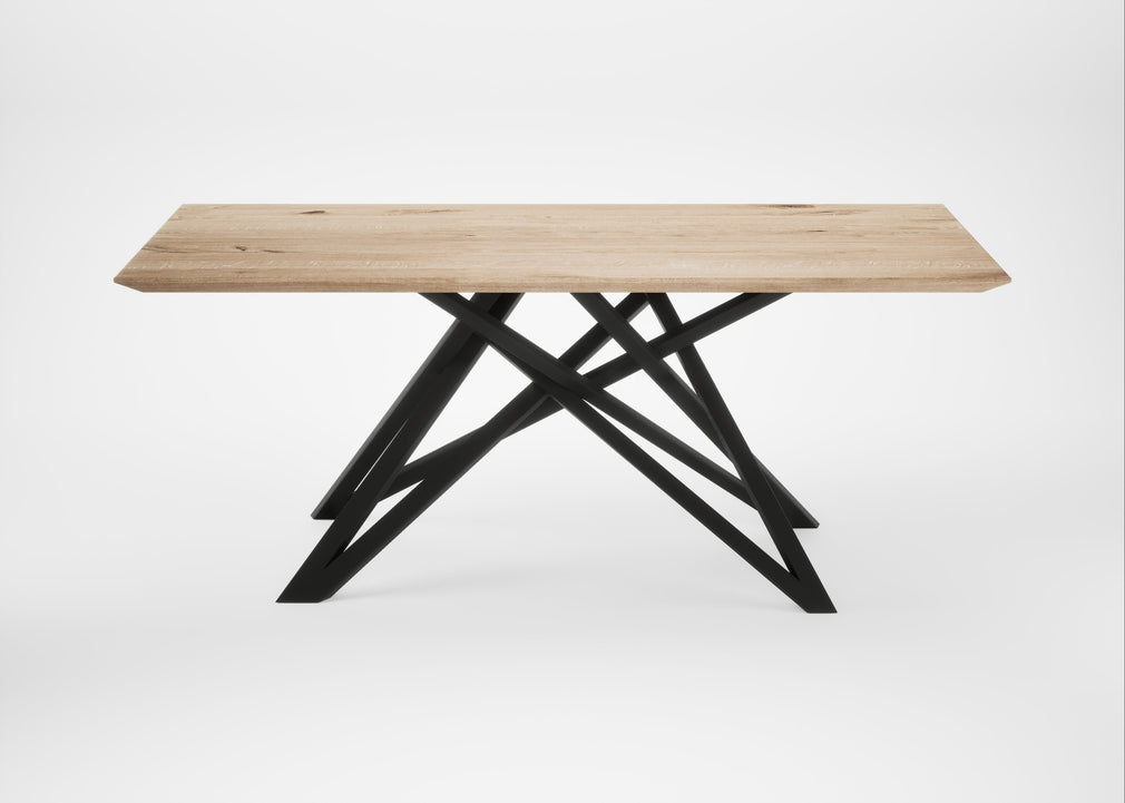 Bespoke Dining Table Vienna Blonde Oiled Oak / 180cm / 100cm