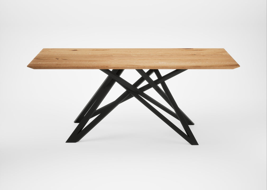 Bespoke Dining Table Vienna Natural Oiled Oak / 180cm / 100cm