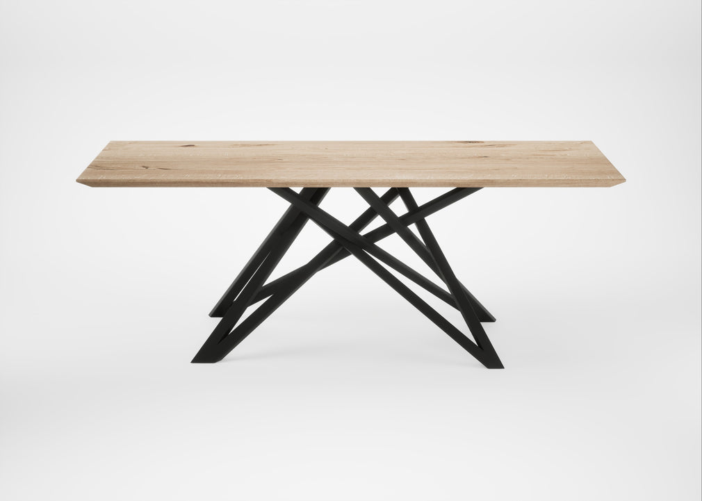 Bespoke Dining Table Vienna Blonde Oiled Oak / 200cm / 90cm