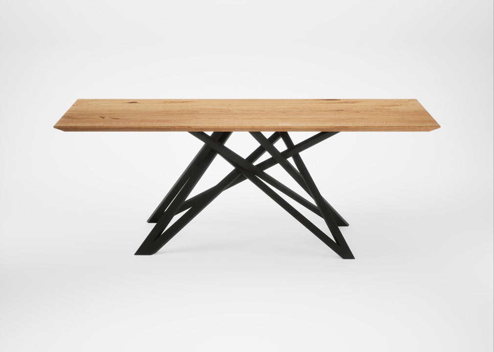 Bespoke Dining Table Vienna Natural Oiled Oak / 200cm / 90cm