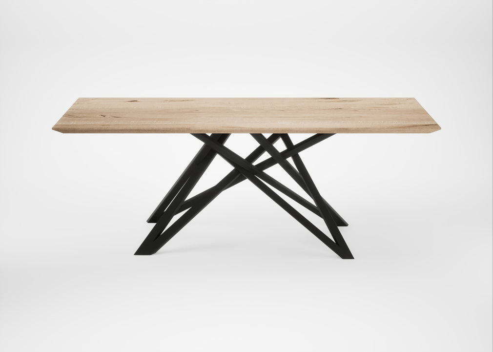 Bespoke Dining Table Vienna Blonde Oiled Oak / 200cm / 100cm