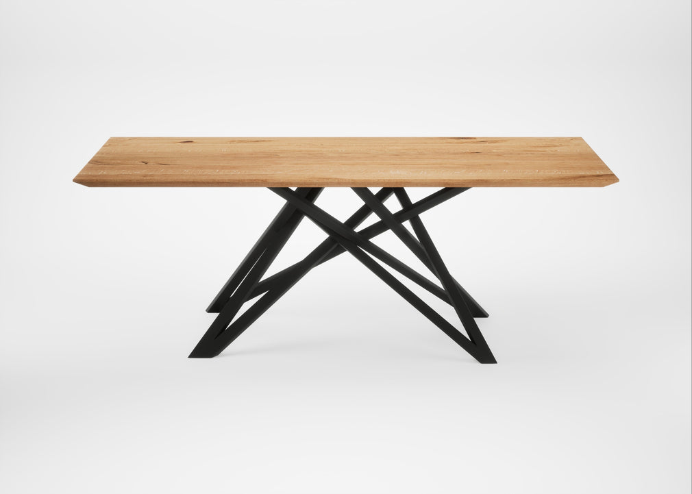 Bespoke Dining Table Vienna Natural Oiled Oak / 200cm / 100cm