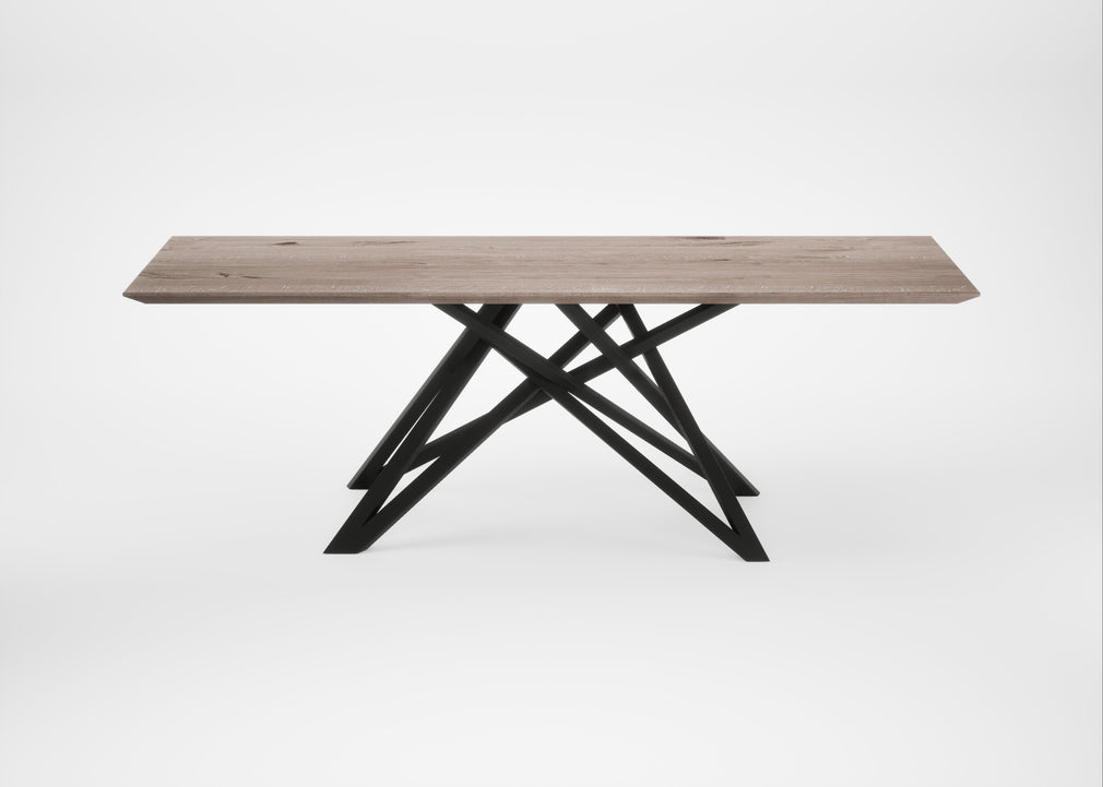 Bespoke Dining Table Vienna Grey Oiled Oak / 220cm / 90cm
