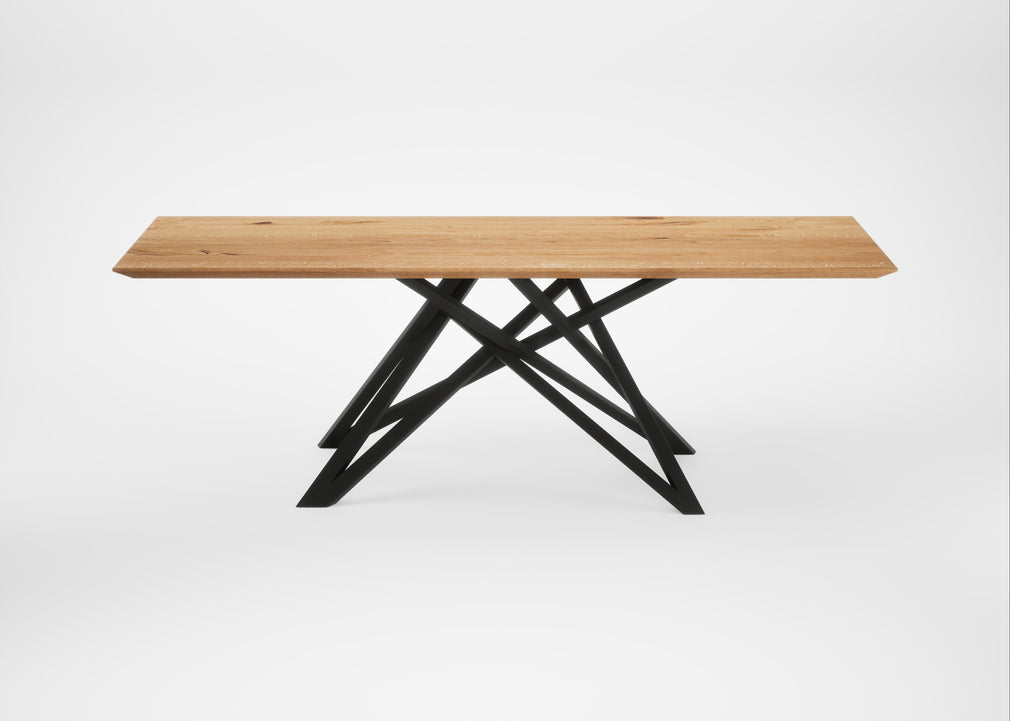Bespoke Dining Table Vienna Natural Oiled Oak / 220cm / 90cm