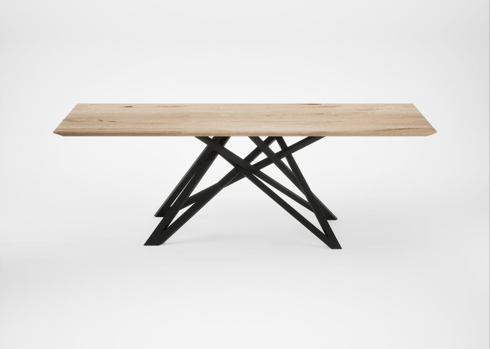 Bespoke Dining Table Vienna Blonde Oiled Oak / 220cm / 100cm