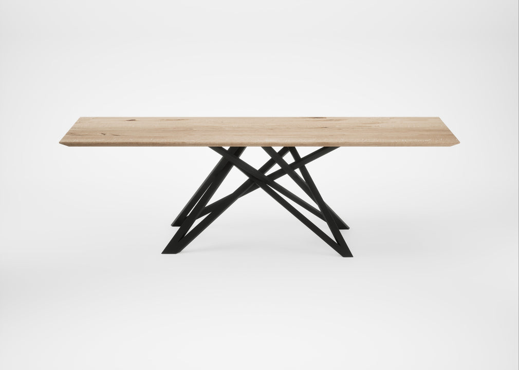 Bespoke Dining Table Vienna Blonde Oiled Oak / 240cm / 90cm