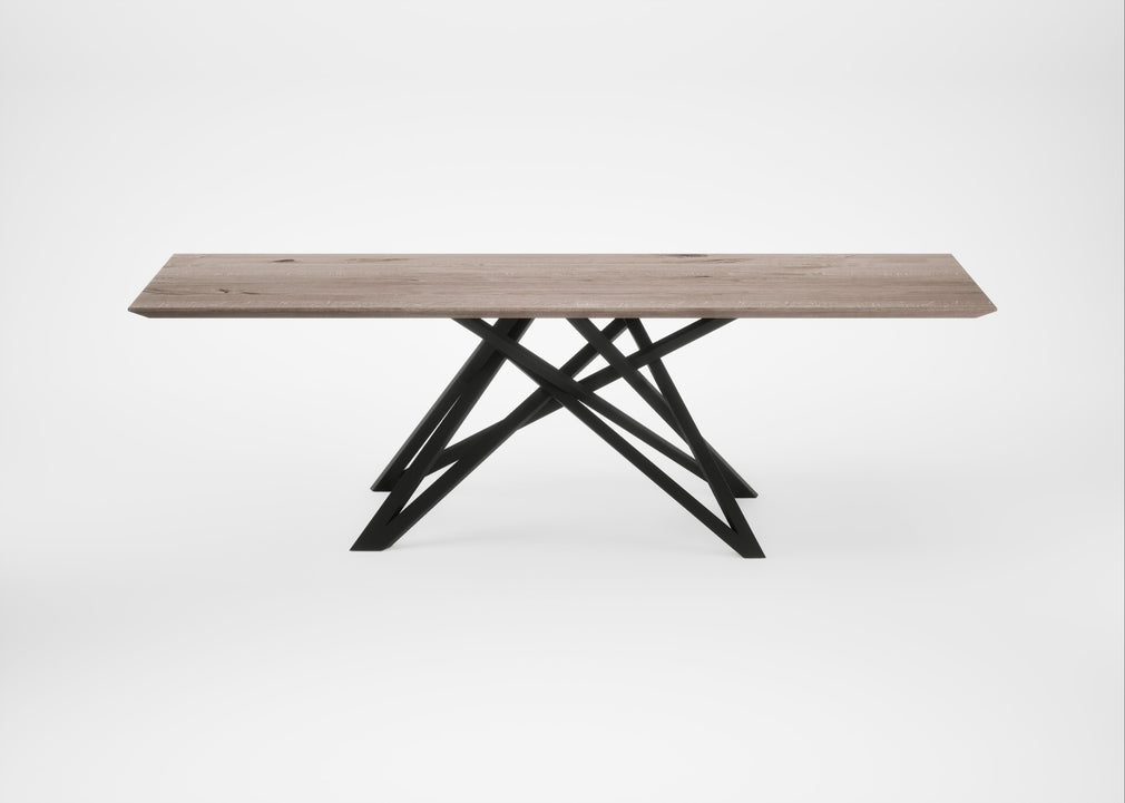 Bespoke Dining Table Vienna Grey Oiled Oak / 240cm / 90cm
