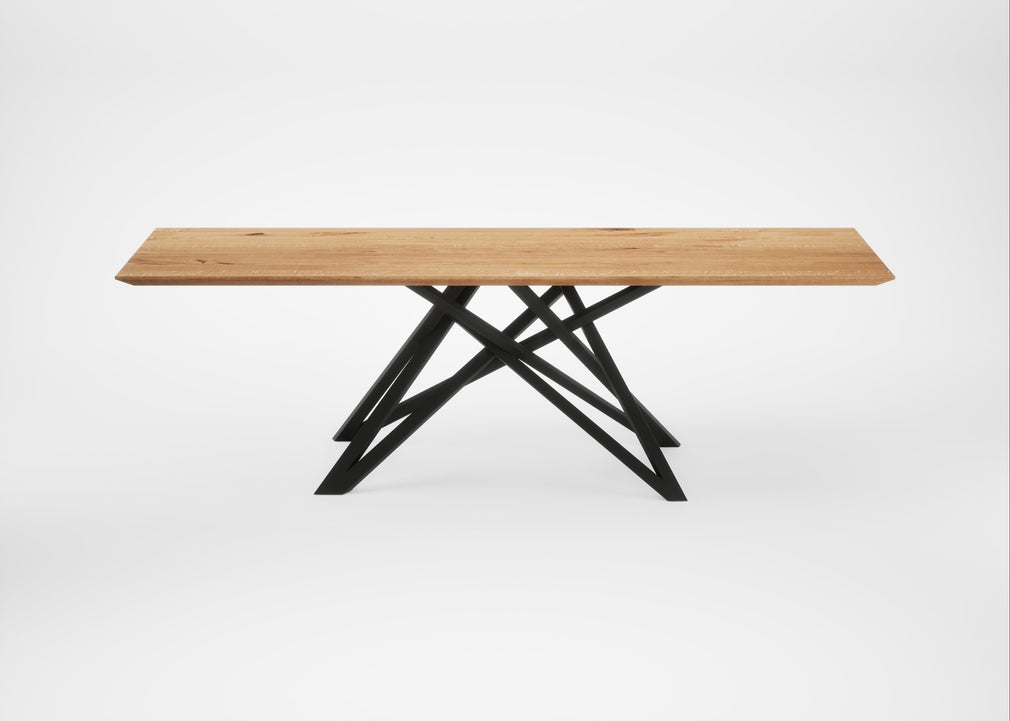 Bespoke Dining Table Vienna Natural Oiled Oak / 240cm / 90cm