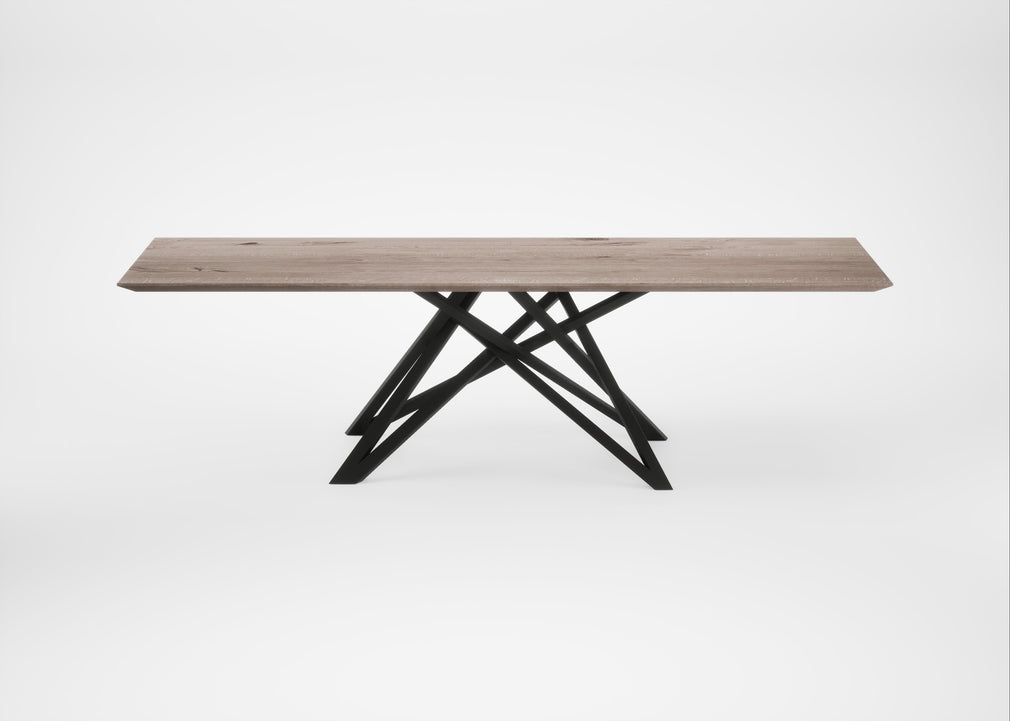 Bespoke Dining Table Vienna Grey Oiled Oak / 260cm / 90cm