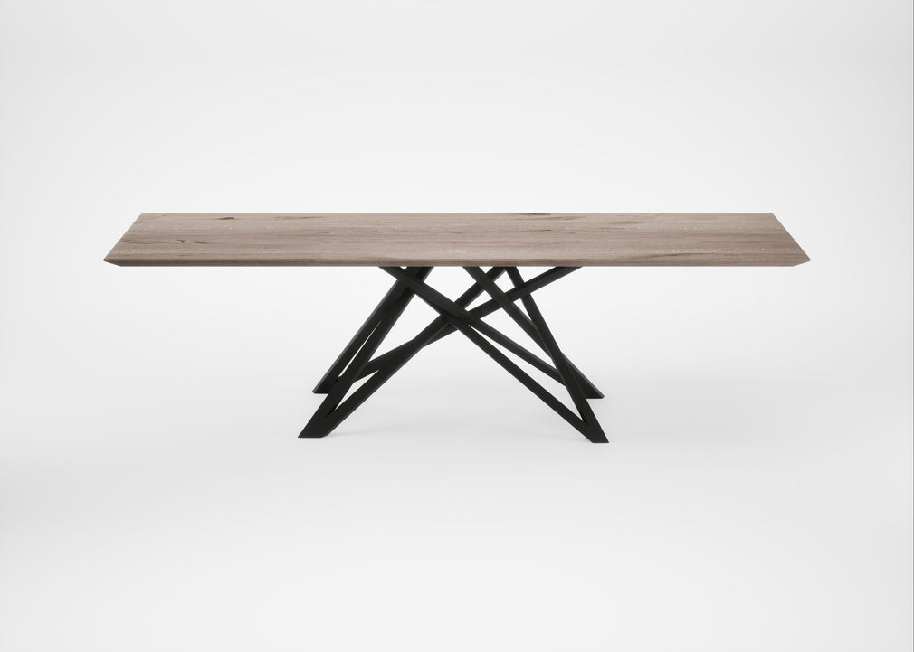 Bespoke Dining Table Vienna Grey Oiled Oak / 260cm / 100cm