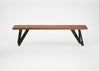 Bespoke Dining Bench Vienna Oiled Walnut / 160cm / Straight