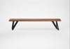 Bespoke Dining Bench Vienna Oiled Walnut / 200cm / Straight