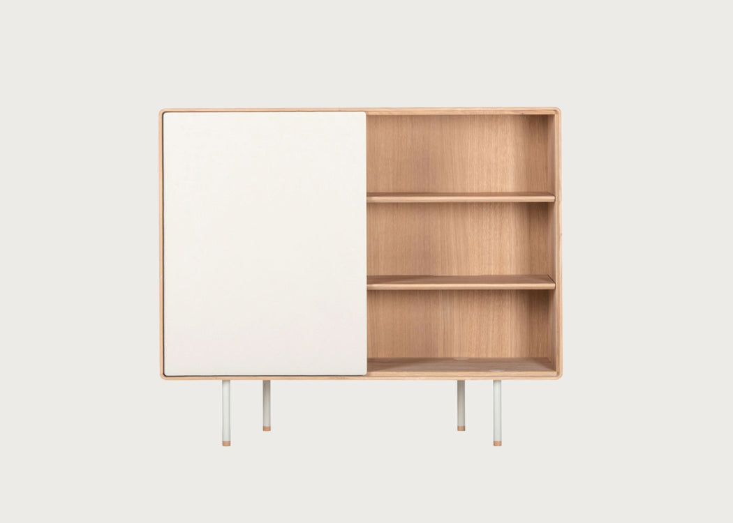 Fina Dresser 118 With Doors Oak Mushroom