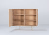 Fina Dresser 118 With Doors Oak Mushroom