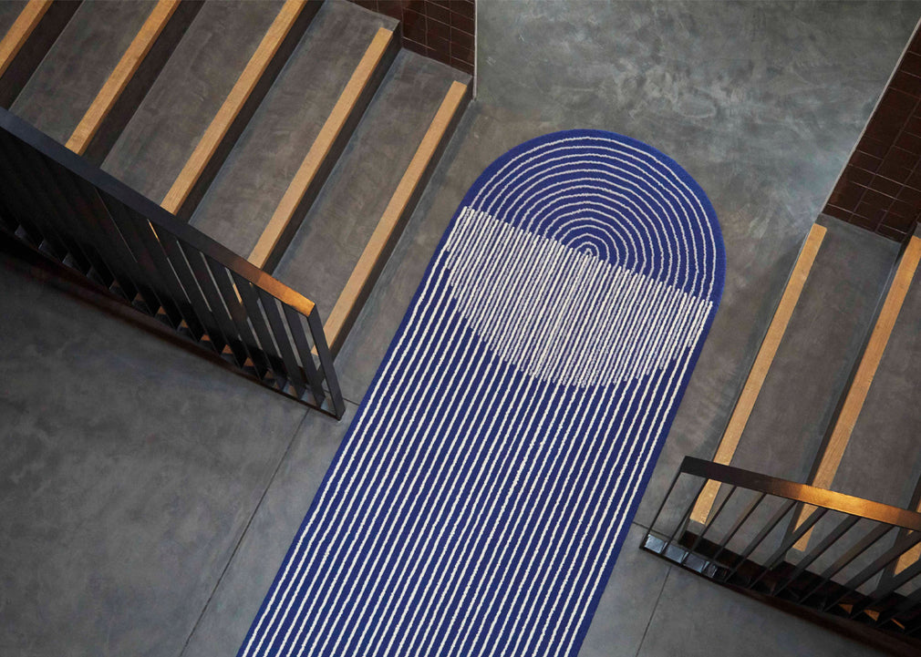 Ply Blue Runner 104 x 300cm