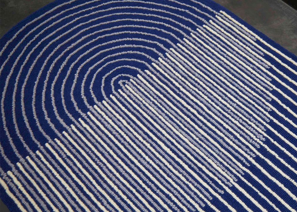 Ply Blue Runner 104 x 300cm