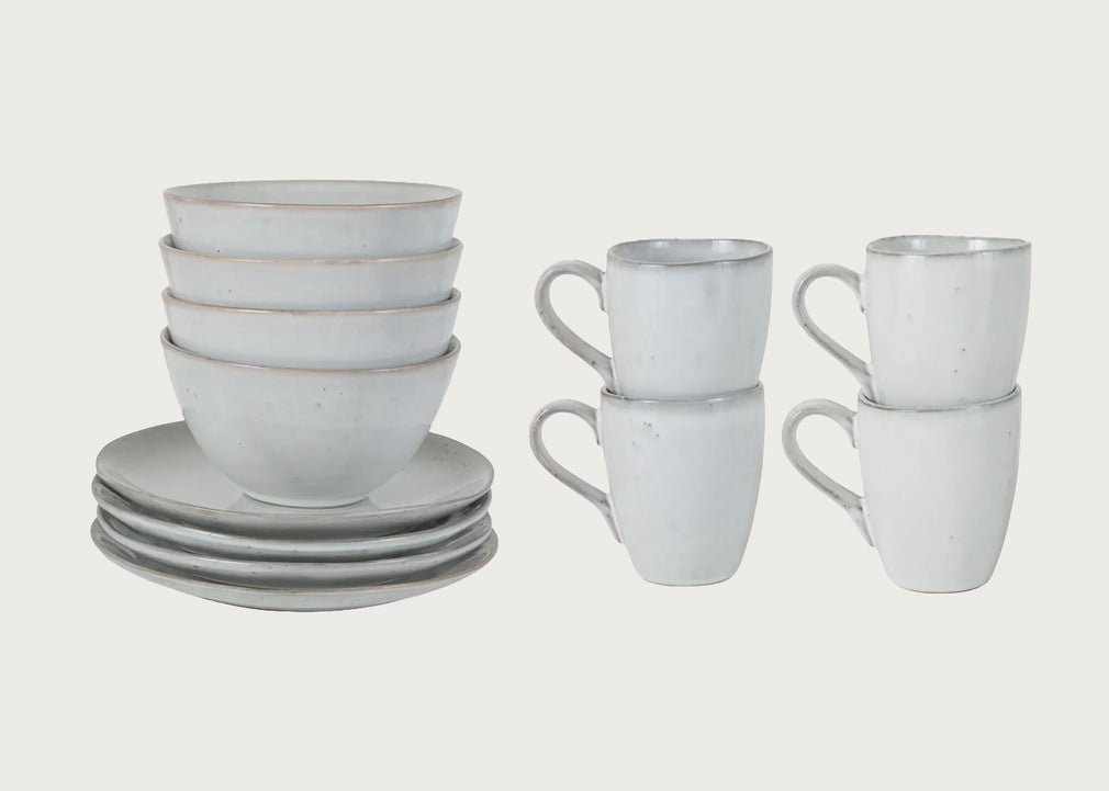 Nordic Sand 12 Piece Breakfast Set