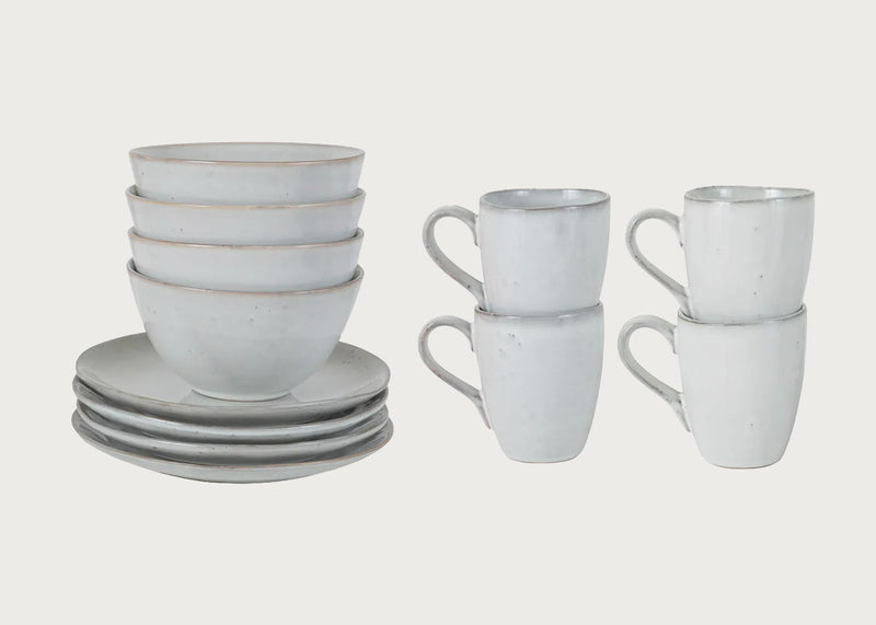 Nordic Sand 12 Piece Breakfast Set