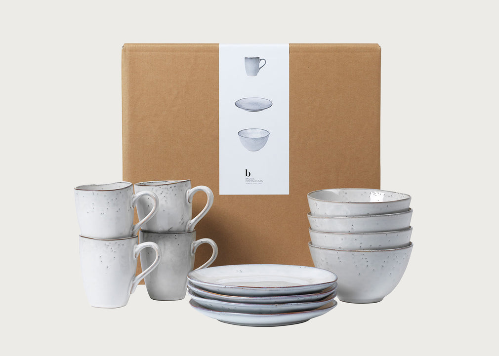 Nordic Sand 12 Piece Breakfast Set