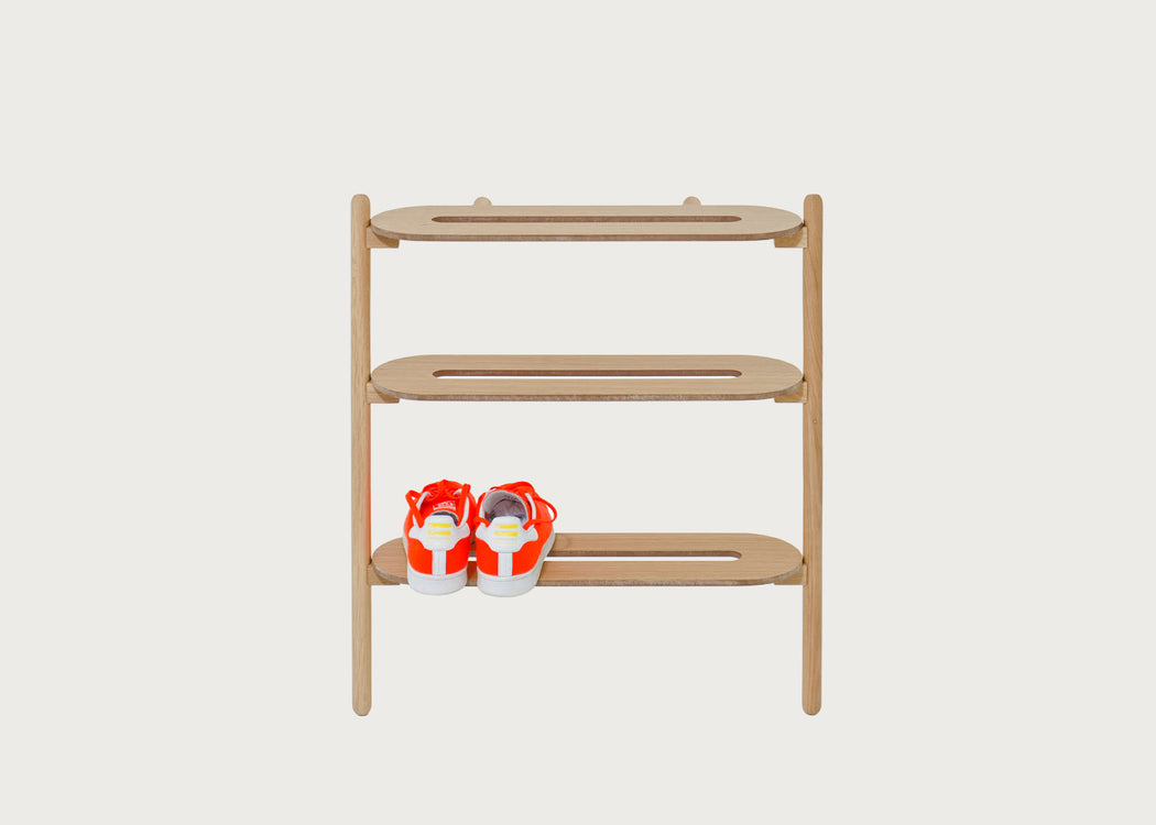 Heel Bar Shoe Tidy - Oak