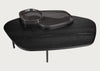 Lewa Low Coffee Table Black Stained Ash Top Black Cermaic Holder