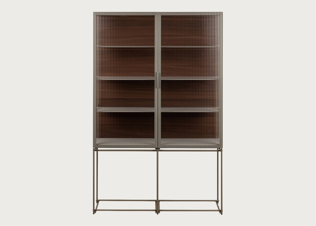 Canaletto 2020 K8 Two Door Display Cabinet Argile Lacquer